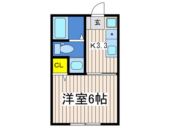 アウラ竹之丸の物件間取画像